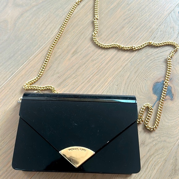 Michael Kors hard case clutch and shoulder purse - Picture 1 of 4